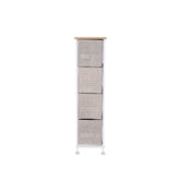 Comoda 4 sertare , 20 x 48 x 75.5 cm, Grunberg TB70 (gri)